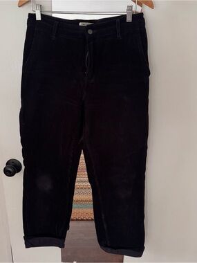 Carhartt WIP Womens Navy Corduroy Pierce Pant Straight